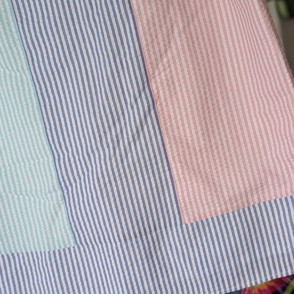 Vineyard Vines 145th Anniversary Kentucky Derby Blue and White Striped Dress - Picture 2 of 10